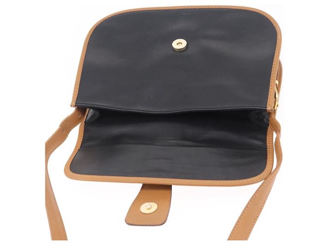 Céline Borsa a spalla CELINE in pelle nera e oro Auth ep16319A Nero D'oro - vista 21