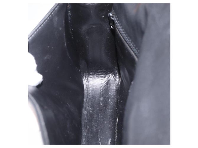 Céline Borsa a spalla CELINE in pelle nera e oro Auth ep16319A Nero D'oro - vista 25
