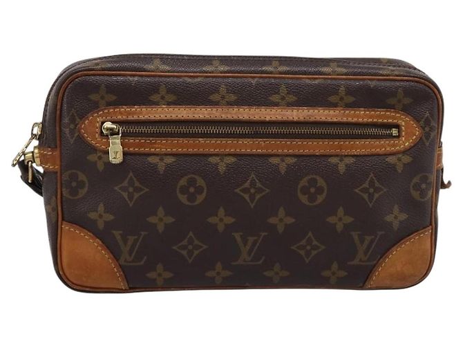 LOUIS VUITTON Monogram Marly Dragonne GM Clutch Bag M51825 LV Auth 205434A Monogramme - vue 13