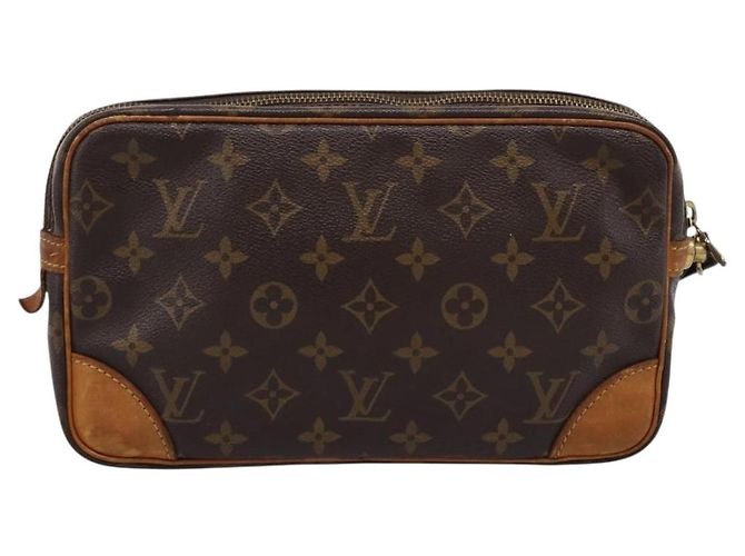 LOUIS VUITTON Monogram Marly Dragonne GM Clutch Bag M51825 LV Auth 205434A Monogramme - vue 2