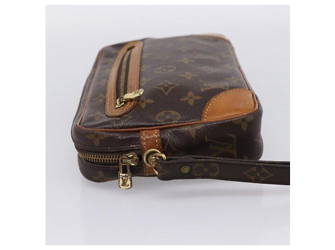 LOUIS VUITTON Monogram Marly Dragonne GM Clutch Bag M51825 LV Auth 205434A Monogramme - vue 3