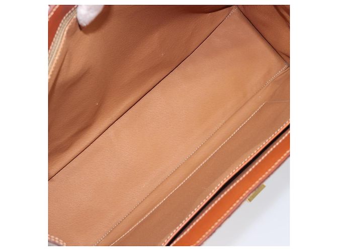 Céline CELINE Macadam Tote Bag PVC Brown Gold Tone Auth 206691 Braun - Ansicht 11