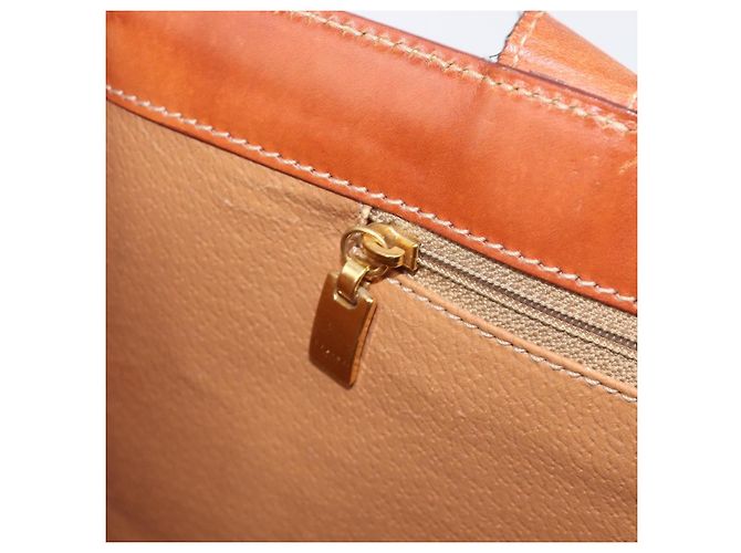 Céline CELINE Macadam Tote Bag PVC Brown Gold Tone Auth 206691 Braun - Ansicht 24