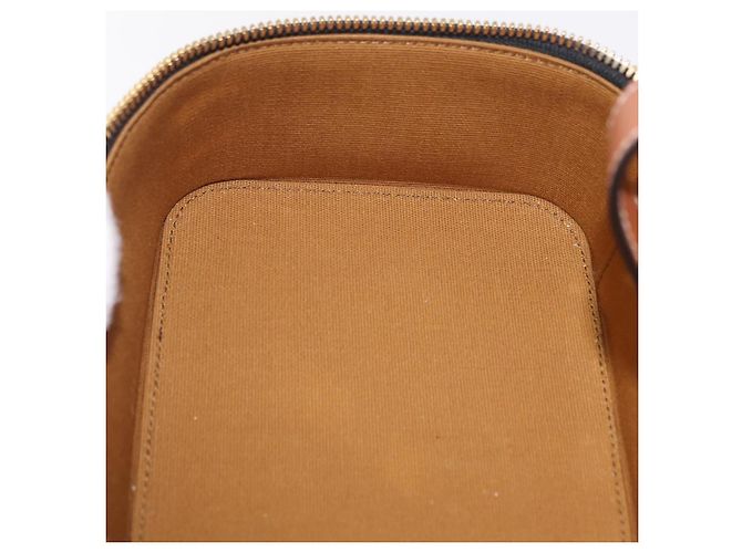 Céline CELINE Triomphe Vanity Pouch PVC Black Gold Auth 207214V Golden - view 22