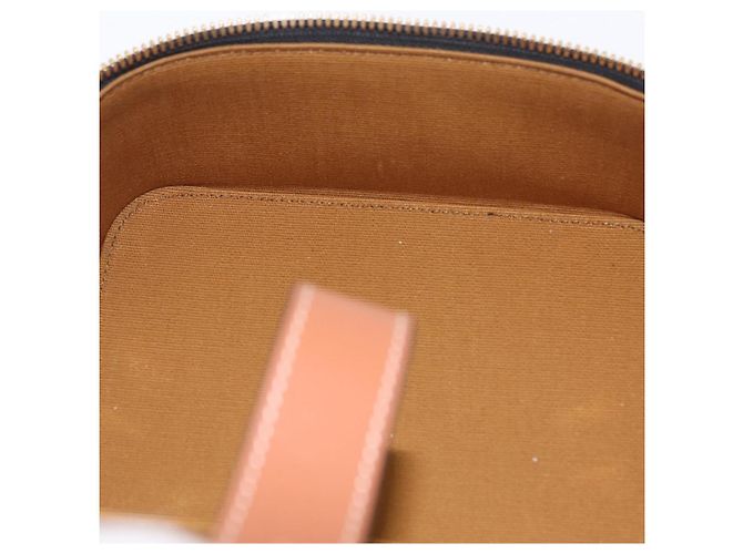 Céline CELINE Triomphe Vanity Pouch PVC Black Gold Auth 207214V Golden - view 23