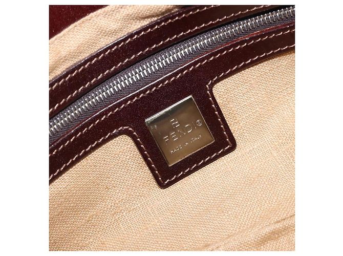Borsa a tracolla FENDI Mamma Baguette perline Pink Silver Auth 204490SM Argento Rosa - vista 27