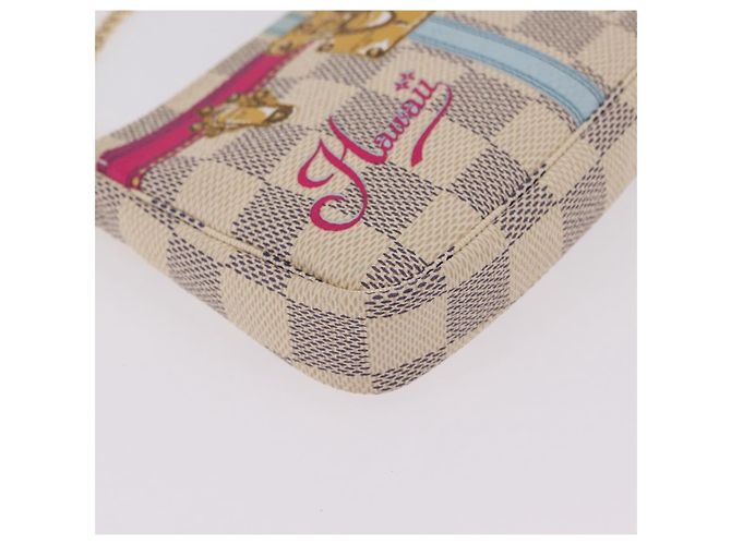 LOUIS VUITTON Damier Azur Mini Pochette Accessoires N58010 LV Auth BA16106V - vista 14