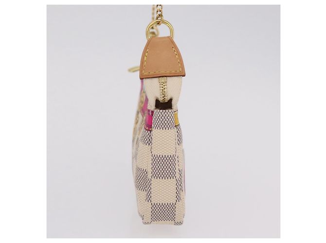 LOUIS VUITTON Damier Azur Mini Pochette Accessoires N58010 LV Auth BA16106V - vista 3