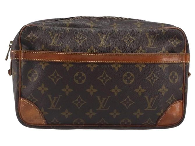LOUIS VUITTON Monogram Compiegne 28 Pochette M51845 LV Auth 207404 Monogramma - vista 13