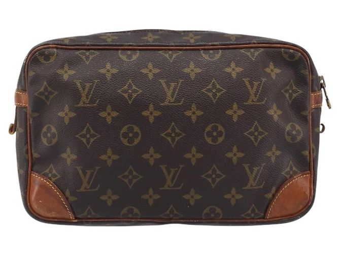 LOUIS VUITTON Monogram Compiegne 28 Pochette M51845 LV Auth 207404 Monogramma - vista 2
