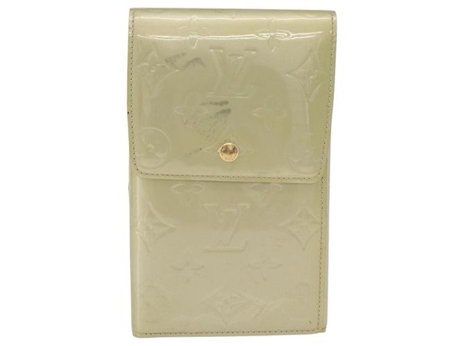 LOUIS VUITTON Monogram Vernis Walker Wallet Gris M91031 LV Auth ep16063 - vista 13
