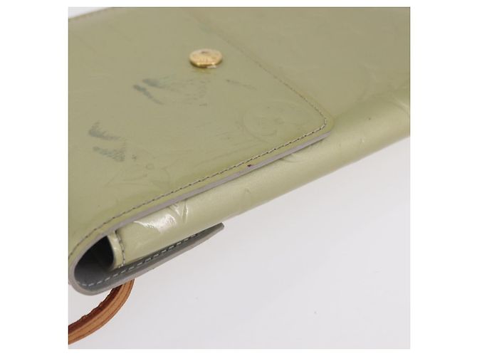 LOUIS VUITTON Monogram Vernis Walker Wallet Gris M91031 LV Auth ep16063 - vista 14