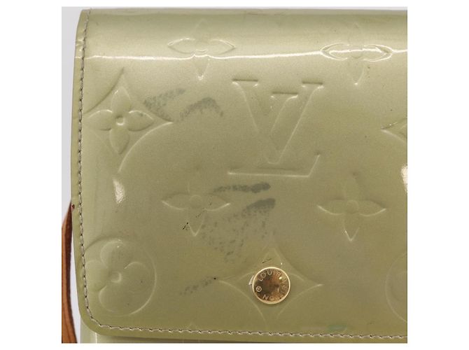 LOUIS VUITTON Monogram Vernis Walker Wallet Gris M91031 LV Auth ep16063 - vista 2