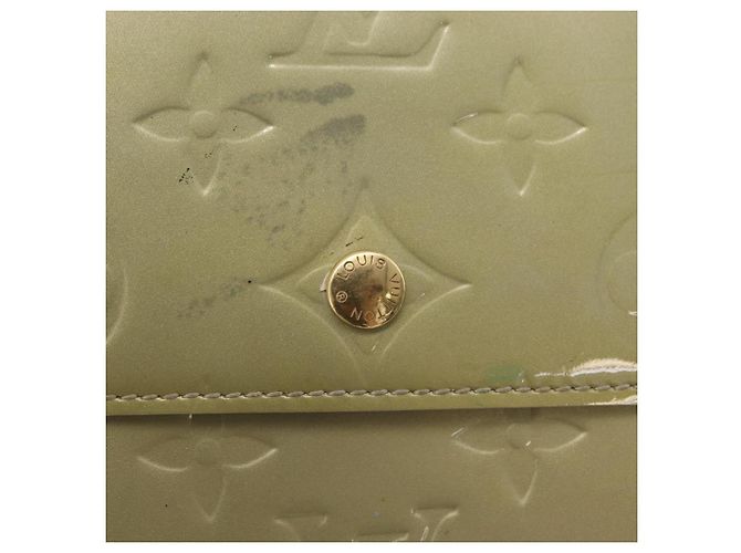 LOUIS VUITTON Monogram Vernis Walker Wallet Gris M91031 LV Auth ep16063 - vista 21