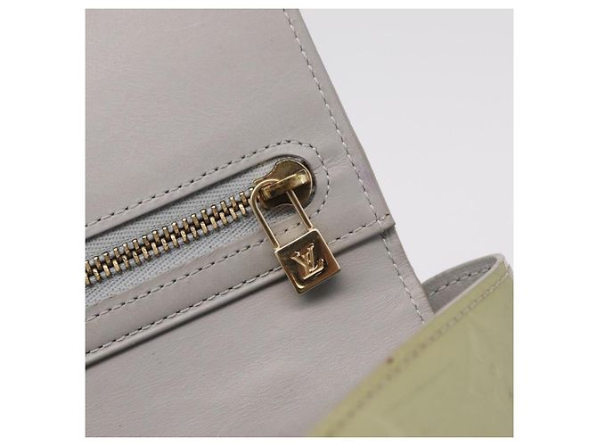 LOUIS VUITTON Monogram Vernis Walker Wallet Gris M91031 LV Auth ep16063 - vista 27