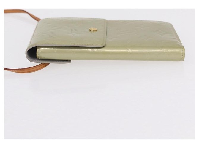 LOUIS VUITTON Monogram Vernis Walker Wallet Gris M91031 LV Auth ep16063 - vista 6