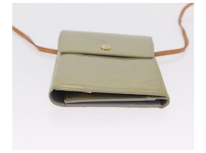 LOUIS VUITTON Monogram Vernis Walker Wallet Gris M91031 LV Auth ep16063 - vista 7