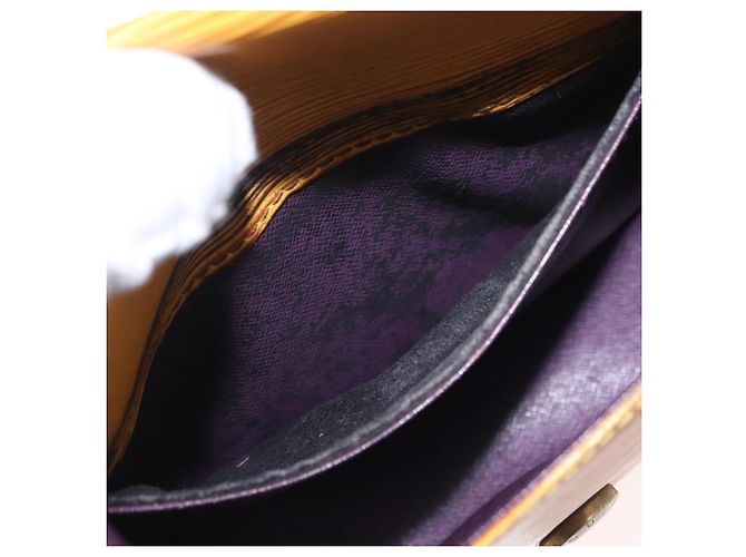 LOUIS VUITTON Epi Saint Cloud PM Schultertasche Gelb M52219 LV Auth 167754A - Ansicht 11