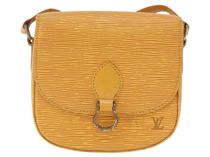 LOUIS VUITTON Epi Saint Cloud PM Schultertasche Gelb M52219 LV Auth 167754A - Ansicht 13