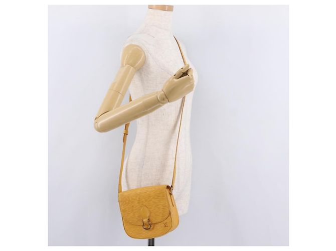 LOUIS VUITTON Epi Saint Cloud PM Schultertasche Gelb M52219 LV Auth 167754A - Ansicht 27