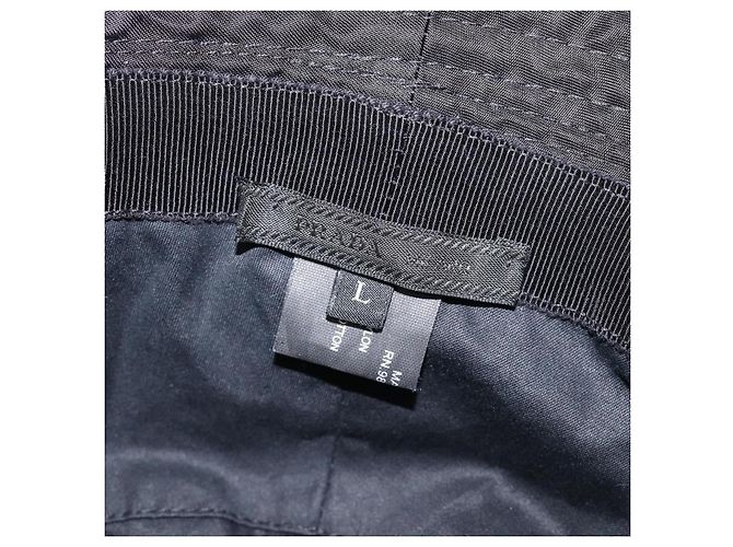 PRADA Bucket Hat Nylon L Schwarz Auth hk4232V - Ansicht 10