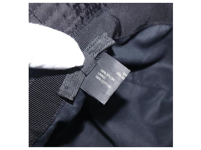 PRADA Bucket Hat Nylon L Schwarz Auth hk4232V - Ansicht 11