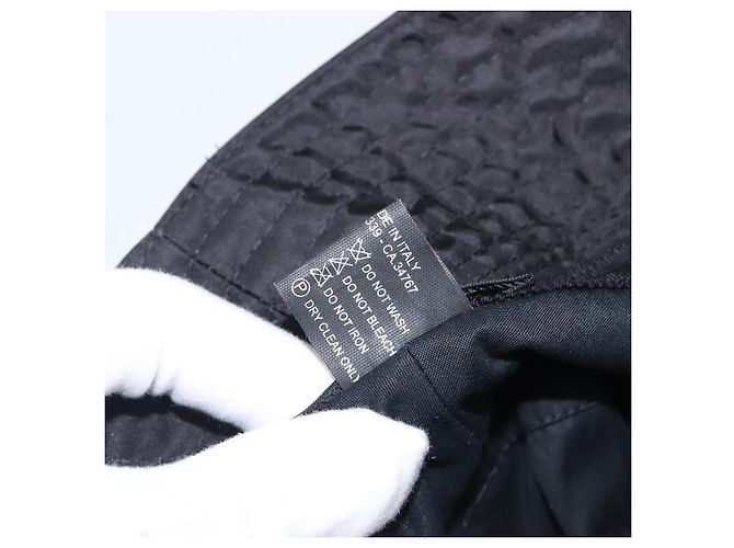 PRADA Bucket Hat Nylon L Schwarz Auth hk4232V - Ansicht 12