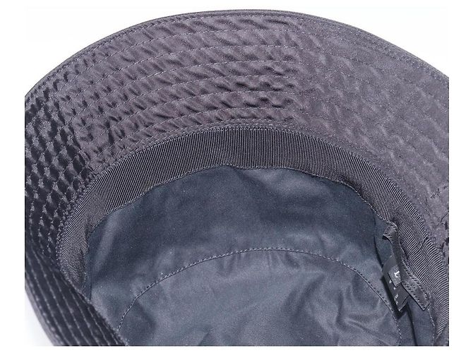 PRADA Bucket Hat Nylon L Schwarz Auth hk4232V - Ansicht 17