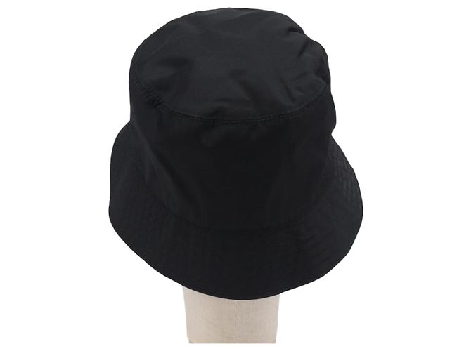 PRADA Bucket Hat Nylon L Schwarz Auth hk4232V - Ansicht 2
