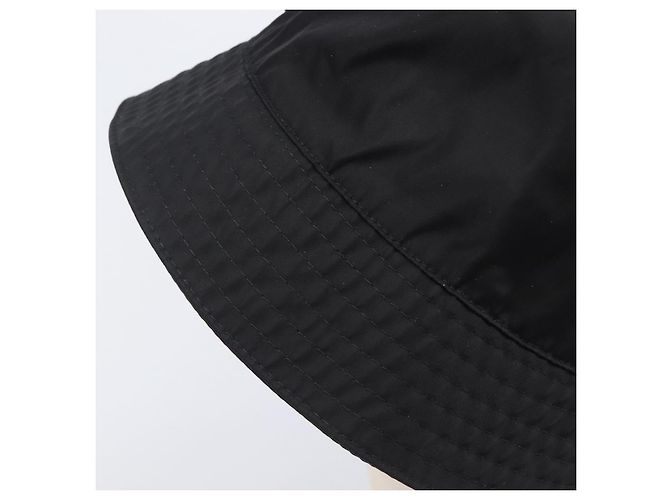 PRADA Bucket Hat Nylon L Schwarz Auth hk4232V - Ansicht 5