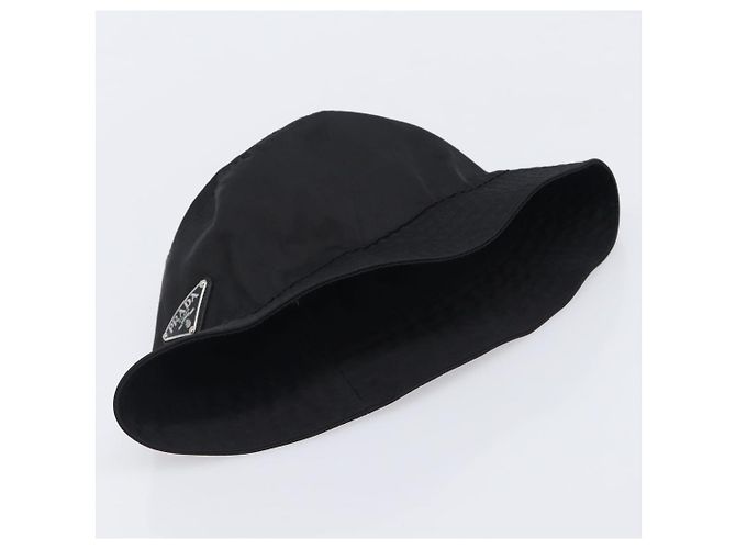PRADA Bucket Hat Nylon L Schwarz Auth hk4232V - Ansicht 8