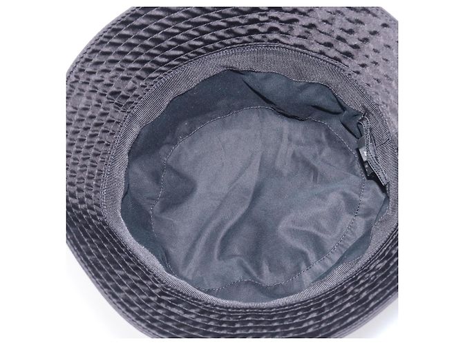 PRADA Bucket Hat Nylon L Schwarz Auth hk4232V - Ansicht 9