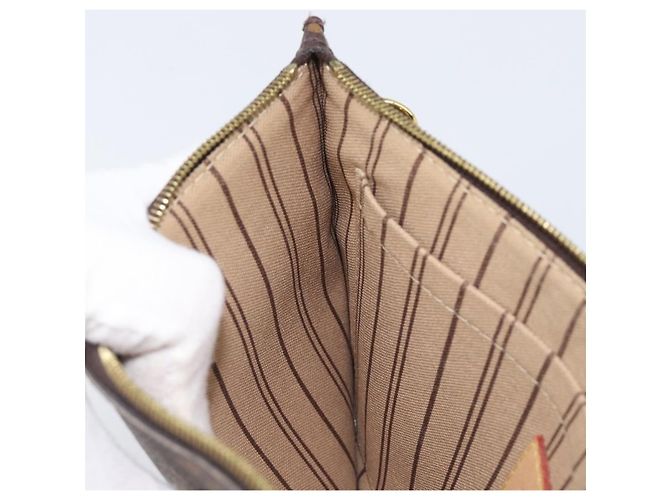 LOUIS VUITTON Monogram Neverfull MM Pouch Accessory Pouch LV Auth BA16073 Monograma - vista 19