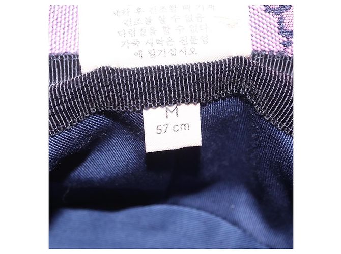 GUCCI GG Canvas Bucket Hat Pink Silver 656573 Auth BA16212V Silber - Ansicht 11