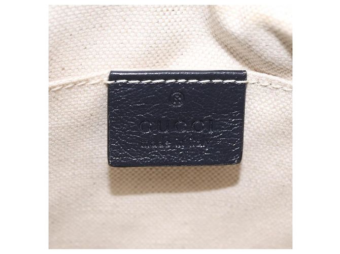 Borsa a tracolla GUCCI GG Marmont GG Canvas con catena Blu Argento 447632 Auth ka6443V - vista 21