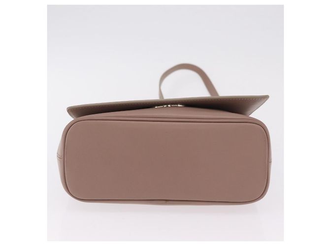 Bulgari Borsa BVLGARI Duet in pelle 2way Beige Gold Auth hk4163A D'oro - vista 5