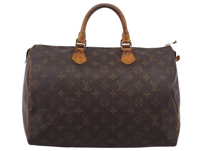 LOUIS VUITTON Monogram Speedy 35 Hand Bag M41524 LV Auth 205226 Monogramma - vista 13