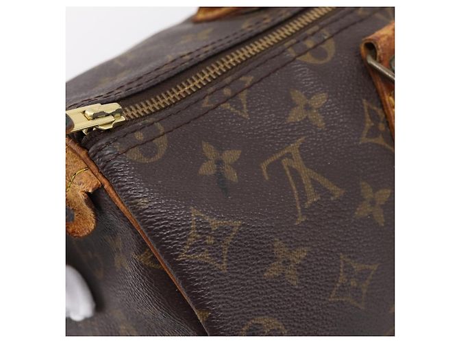 LOUIS VUITTON Monogram Speedy 35 Hand Bag M41524 LV Auth 205226 Monogramma - vista 19