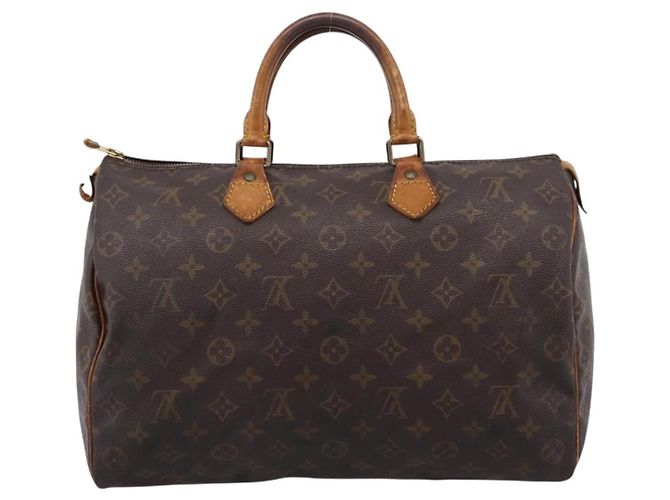 LOUIS VUITTON Monogram Speedy 35 Hand Bag M41524 LV Auth 205226 Monogramma - vista 2