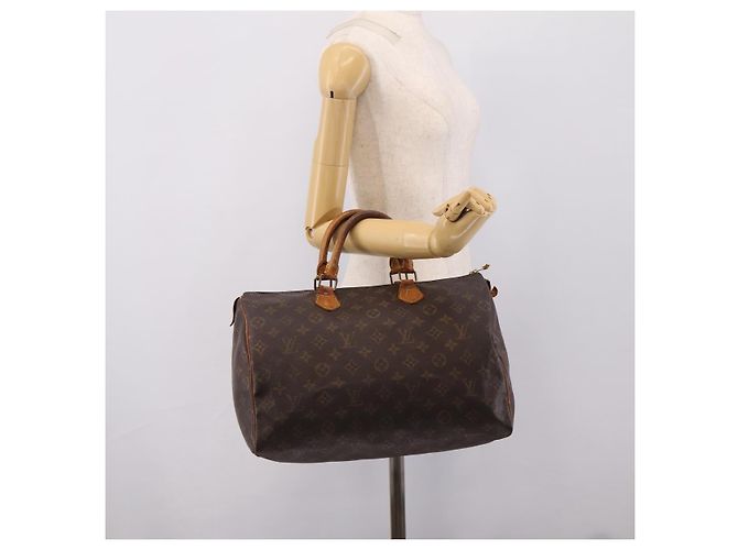 LOUIS VUITTON Monogram Speedy 35 Hand Bag M41524 LV Auth 205226 Monogramma - vista 23