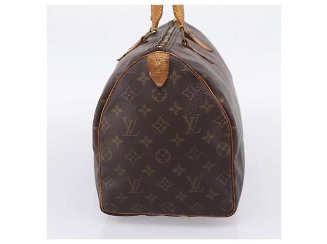 LOUIS VUITTON Monogram Speedy 35 Hand Bag M41524 LV Auth 205226 Monogramma - vista 3