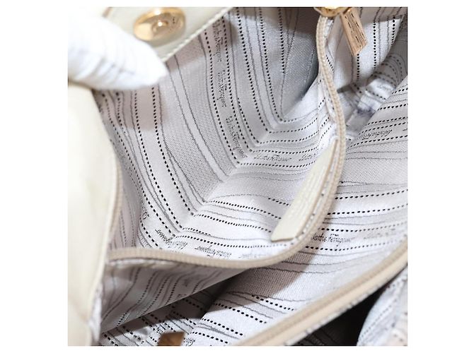 Borsa a tracolla Salvatore Ferragamo Vala in pelle 2way Ivory Gold Tone Auth 207588 Crudo - vista 27