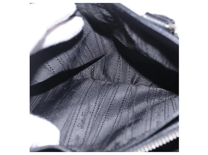 Borsa Salvatore Ferragamo Gancini in pelle 2way Nero Argento Auth ka6483A - vista 25