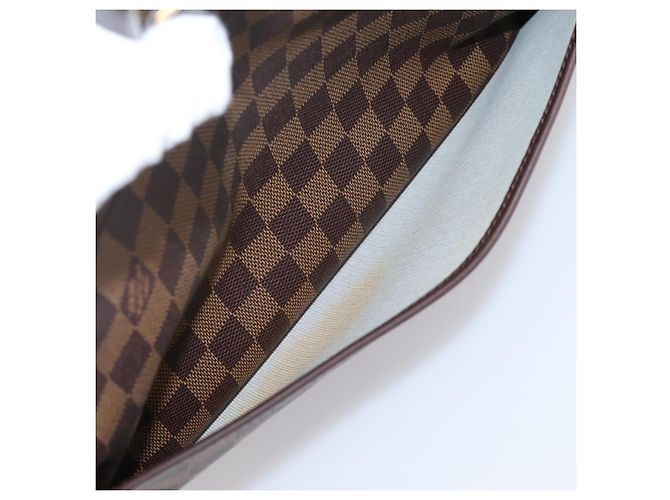 Borsa a mano LOUIS VUITTON Damier Ebene Deauville SPO N47272 LV Auth LN036V - vista 10
