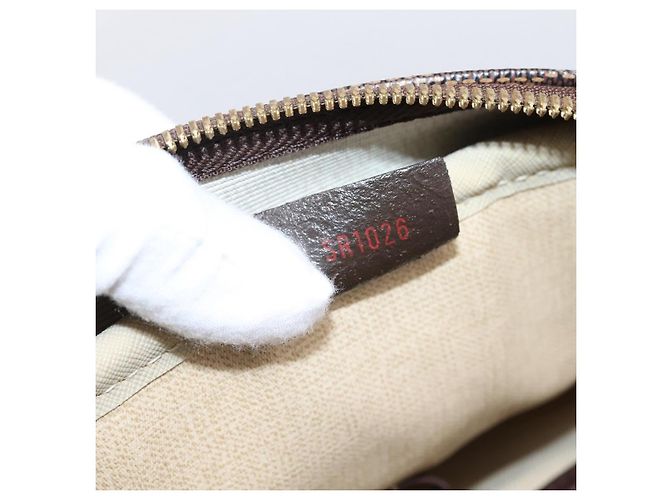 Borsa a mano LOUIS VUITTON Damier Ebene Deauville SPO N47272 LV Auth LN036V - vista 11