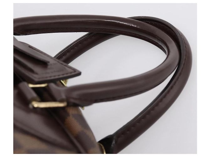 Borsa a mano LOUIS VUITTON Damier Ebene Deauville SPO N47272 LV Auth LN036V - vista 14