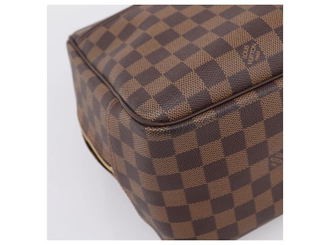 Borsa a mano LOUIS VUITTON Damier Ebene Deauville SPO N47272 LV Auth LN036V - vista 16