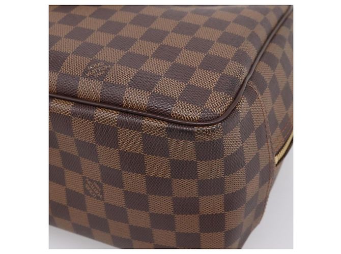 Borsa a mano LOUIS VUITTON Damier Ebene Deauville SPO N47272 LV Auth LN036V - vista 17