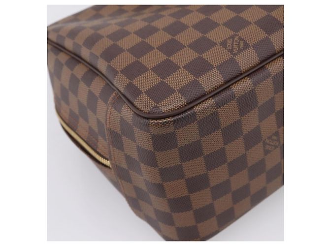 Borsa a mano LOUIS VUITTON Damier Ebene Deauville SPO N47272 LV Auth LN036V - vista 18