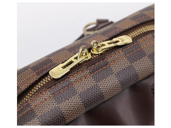 Borsa a mano LOUIS VUITTON Damier Ebene Deauville SPO N47272 LV Auth LN036V - vista 19